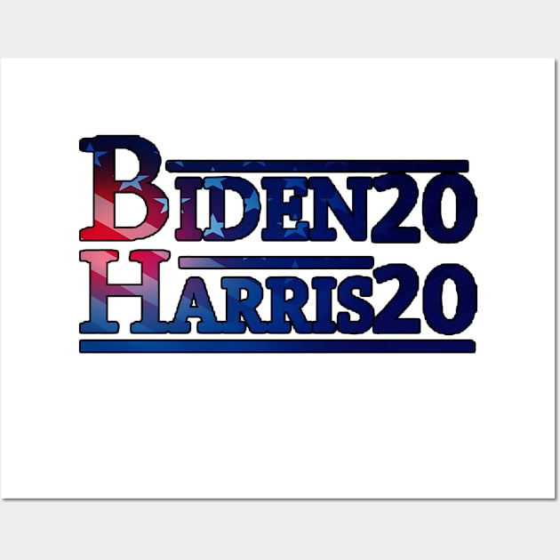 biden harris 2020 Wall Art by LedDes